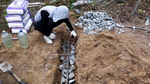 Опалубкой для фундаментов вровень с землей является сама земля